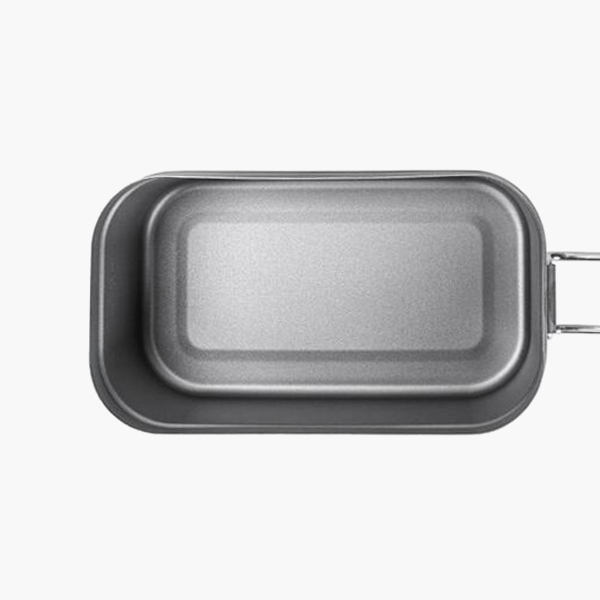 스노우라인 티타늄 손잡이 사각 반합 M 찜망 파우치 세트 백패킹 경량