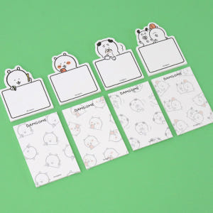 담곰이 듀얼 메모지 농담곰 메모 타임 모양 쪽지 편지 나가노 캐릭터 굿즈 실사용 후기 | 효과 있을까? - 상품 이미지 4