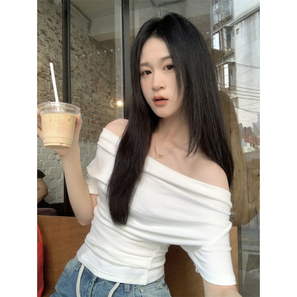 나는 솔로 156회 송해나 블라우스 오프숄더 어깨트임 의상 옷 패션 - 상세 이미지 5