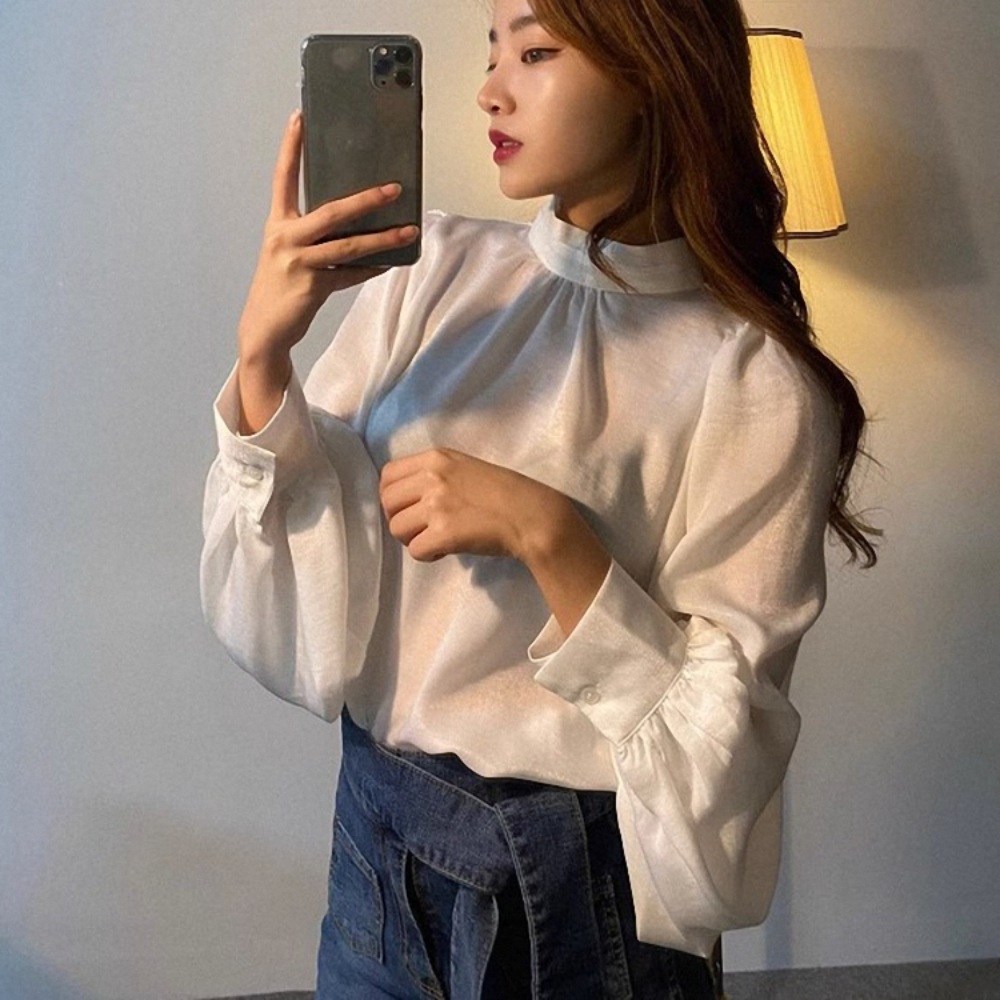 용감무쌍 용수정 45회 임주은 블라우스 셔츠 최혜라 고급진 우아한 의상 옷 패션 - 메인 이미지