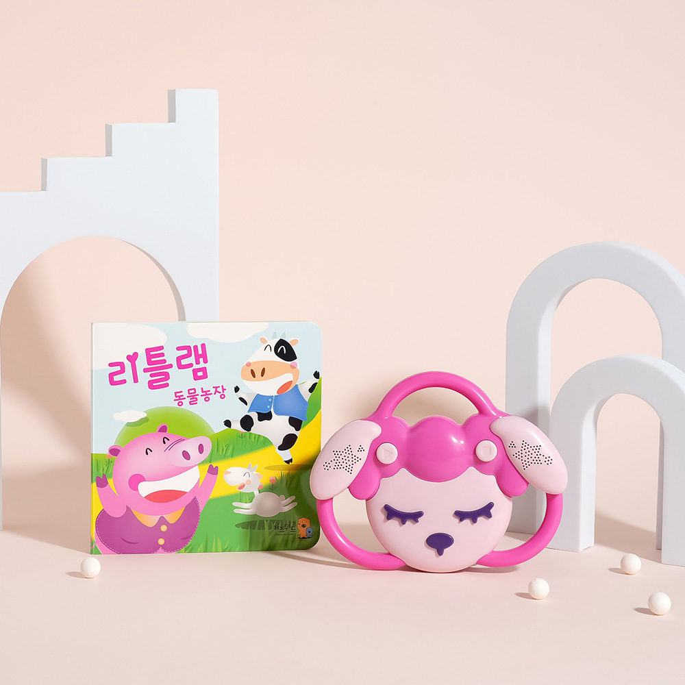 리틀램동물농장 아기친구호이 사운드북 2권세트 어린이장난감 유아선물 - 상세 이미지 2