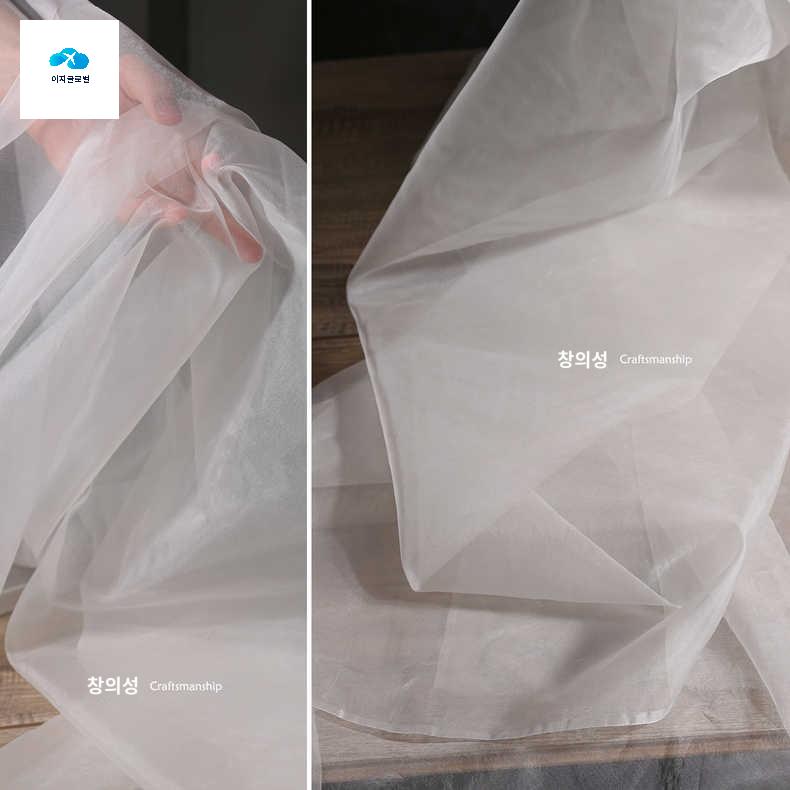 패브릭 디자이너 웨딩 의류 실크 투명 - 상품 이미지
