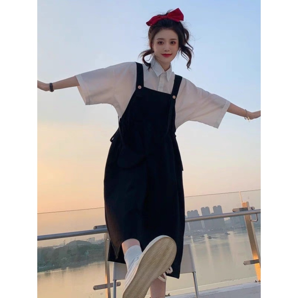 미녀와 순정남 31회 한수아 원피스 민소매 공마리 패셔너블 멜빵 의상 옷 패션 - 상세 이미지 2
