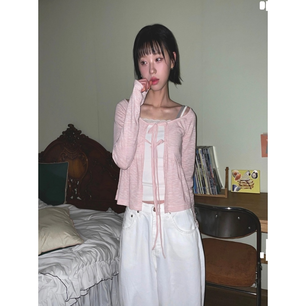 미녀와 순정남 30회 박도라 임수향 리본 가디건 큐티 레이어드 의상 옷 패션 - 상세 이미지 4
