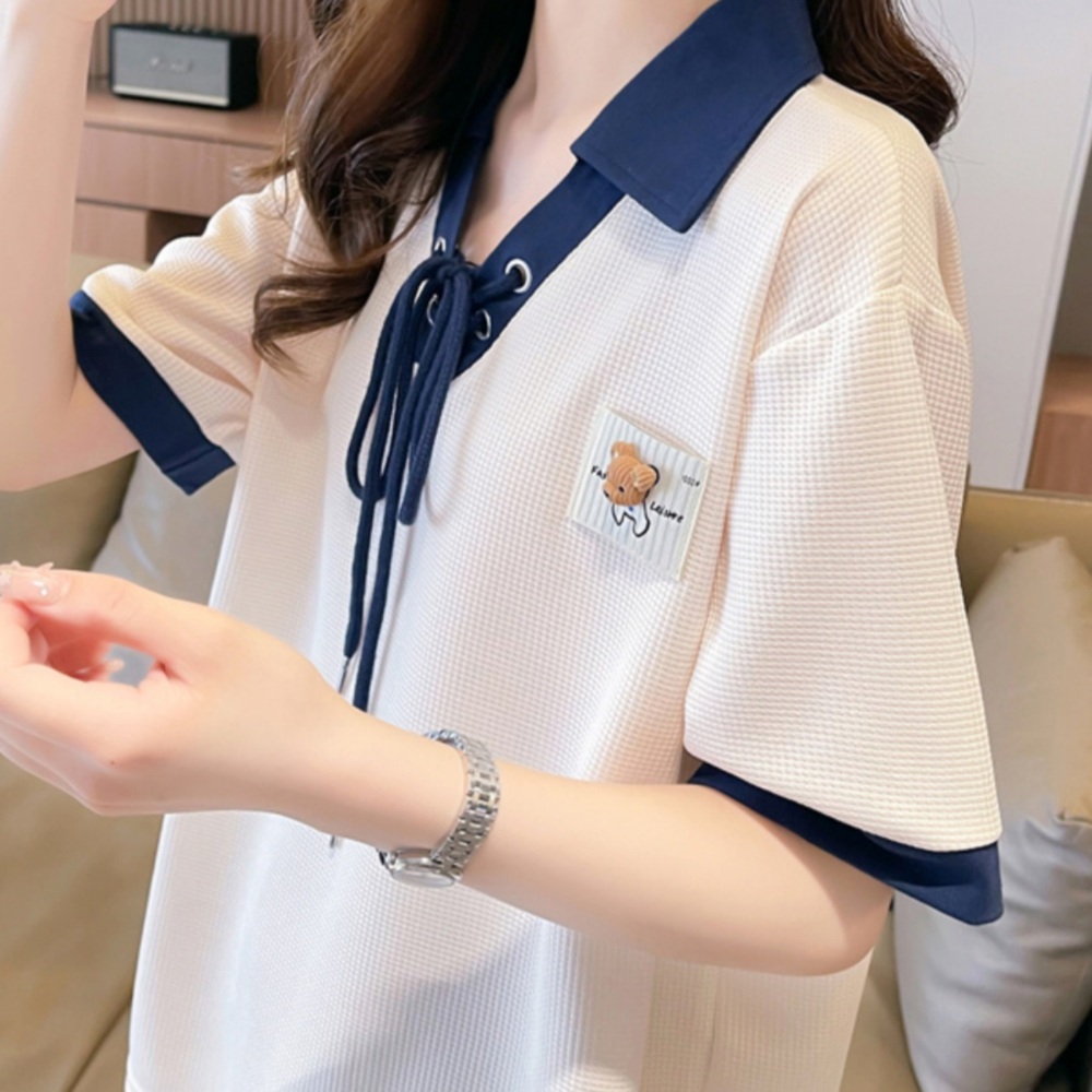 미녀와 순정남 30회 박도라 임수향 반팔 티셔츠 데일리 러블리 의상 옷 패션 - 메인 이미지