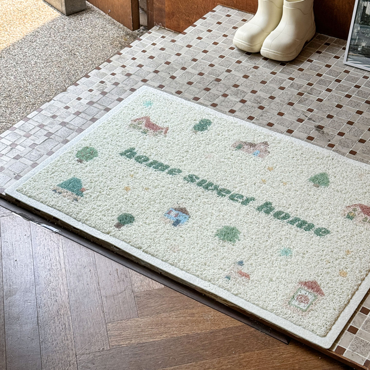 홈스윗홈 코일도어매트 사무실 업소용 신발장 현관 출입구 단일색상, 60x90cm - 상품 이미지