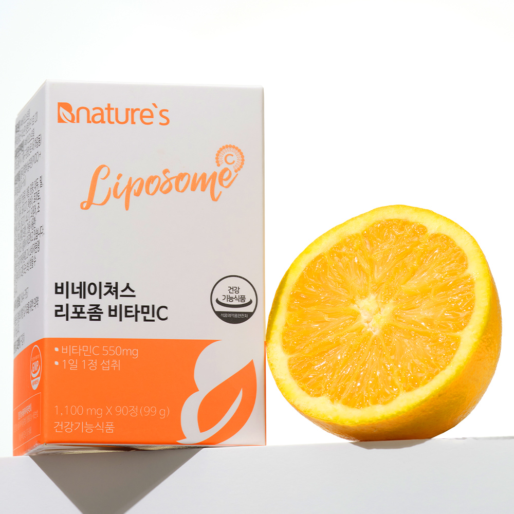 비네이쳐스 리포좀 비타민C 1100mg x 90정 (3통/ 9개월분) 이미지 6
