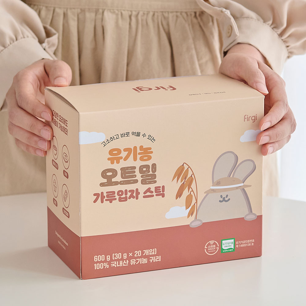 퍼기 유기농 오트밀 가루입자 스틱 30g 20개입 - 상세 이미지 4