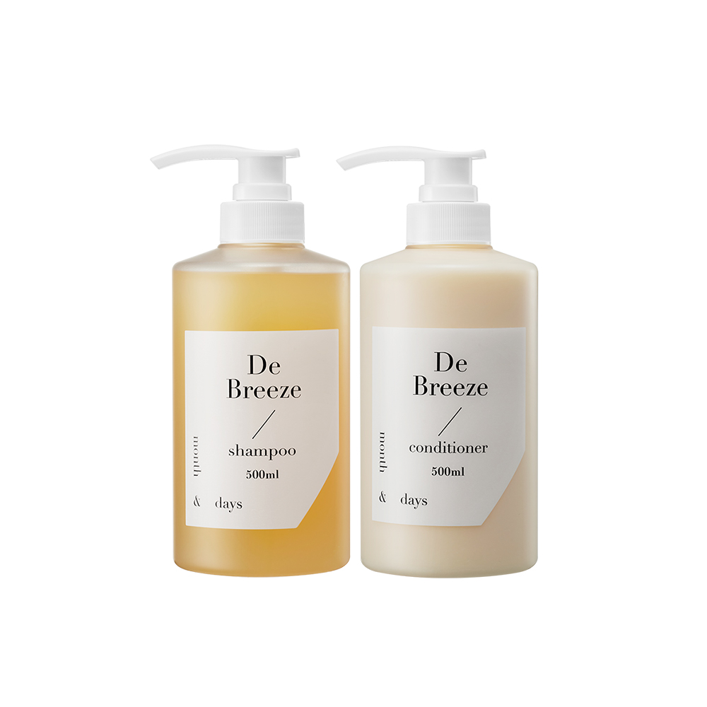 먼스앤데이즈 디 브리즈 헤어케어 1+1 (샴푸 500ml + 컨디셔너 500ml)