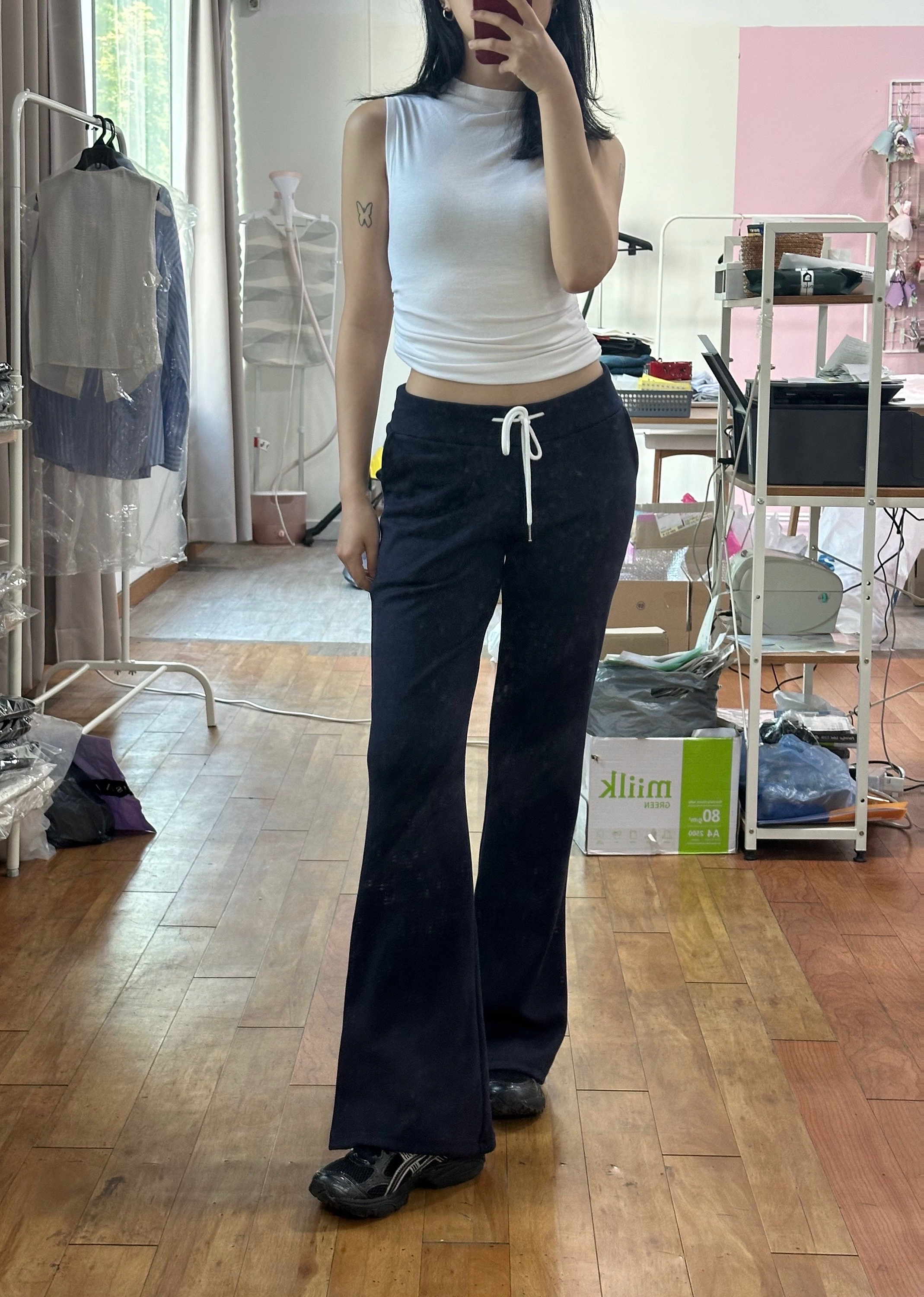 [BNB]/18차진행!🩷] JENNY LOW BOOTSCUT TR PANTS 상세 이미지 3