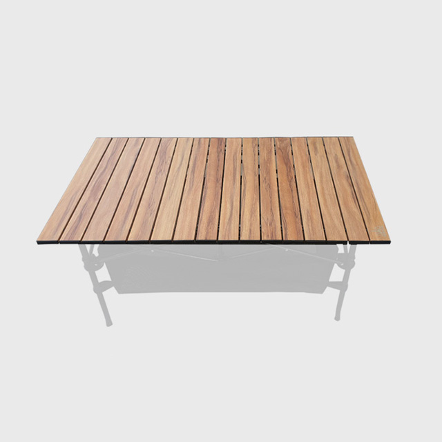 KOOLMAN(쿨맨) 알루미늄 접이식 캠핑 테이블 전용 상판 95 오크무늬