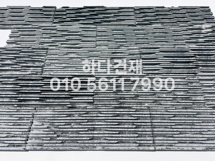  웨이브 패널타일 300x100x15T 펄그레이 / 하다건재 천연석타일