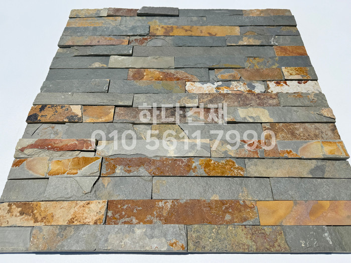 금강석패널 600x150x15T 내추럴 / 하다건재 시공사례 천연석타일