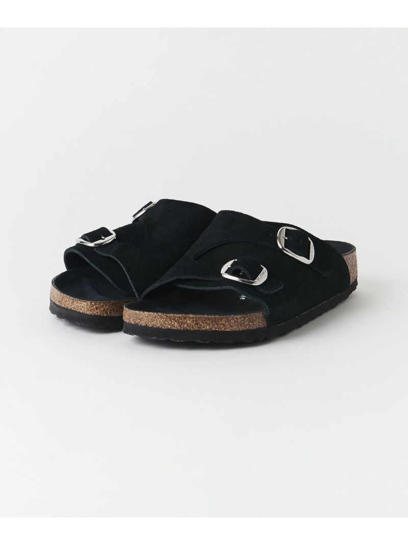 버켄스탁 BIRKENSTOCK x 뷰티앤유스 취리히 샌들 여성 슬리퍼 블랙 - 상세 이미지 4
