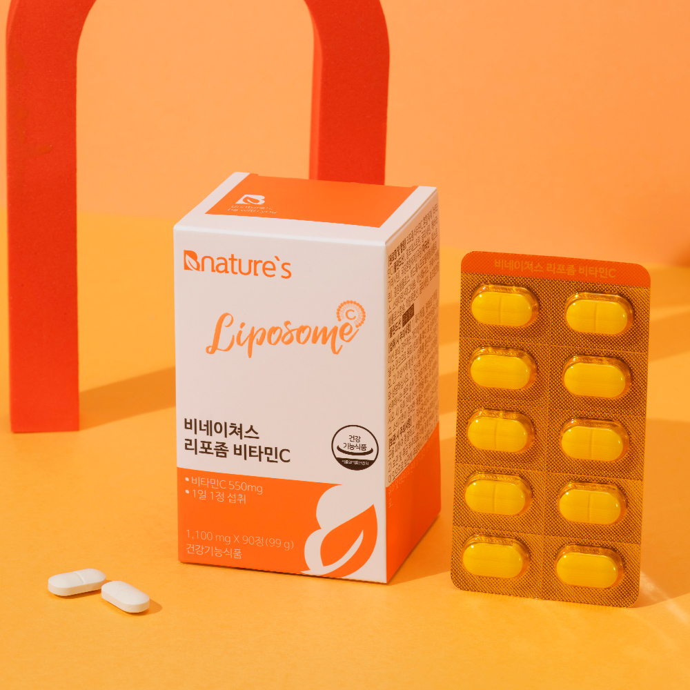 비네이쳐스 리포좀 비타민C 1100mg x 90정 (3통/ 9개월분) - 상세 이미지 2