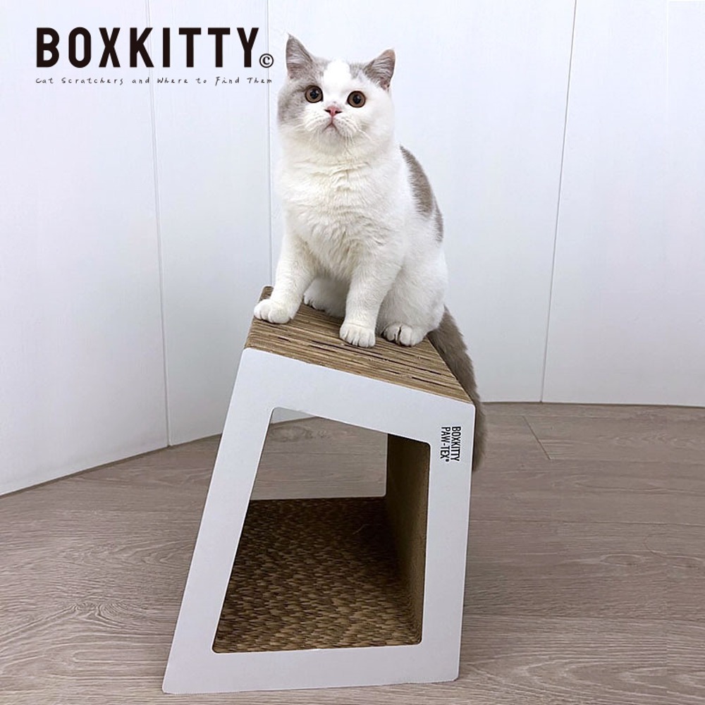 박스키티 고양이 스크래쳐 숨숨집 cozy 스크래처 - 메인 이미지