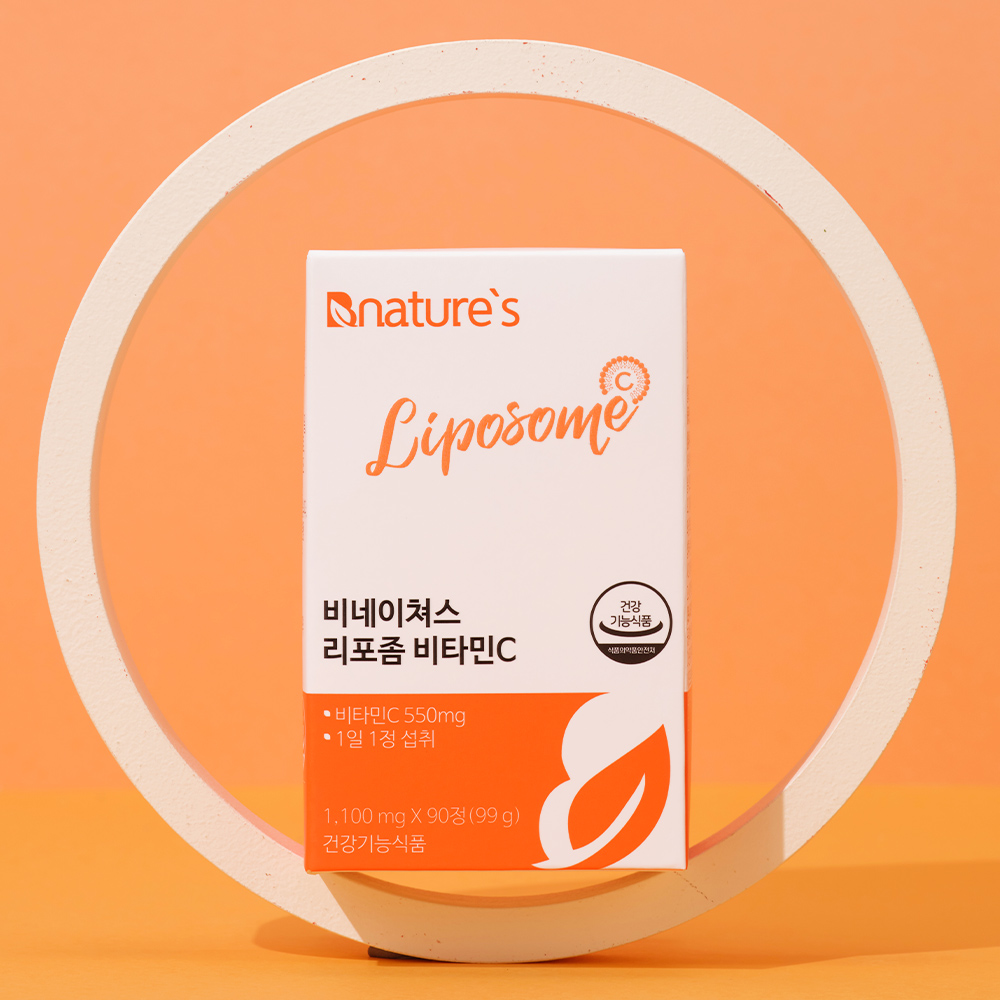 비네이쳐스 리포좀 비타민C 1100mg x 90정 (3통/ 9개월분) - 상세 이미지 3