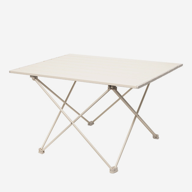 KOOLMAN 쿨맨 캠핑테이블 알루미늄 경량 접이식 XL, 아이보리