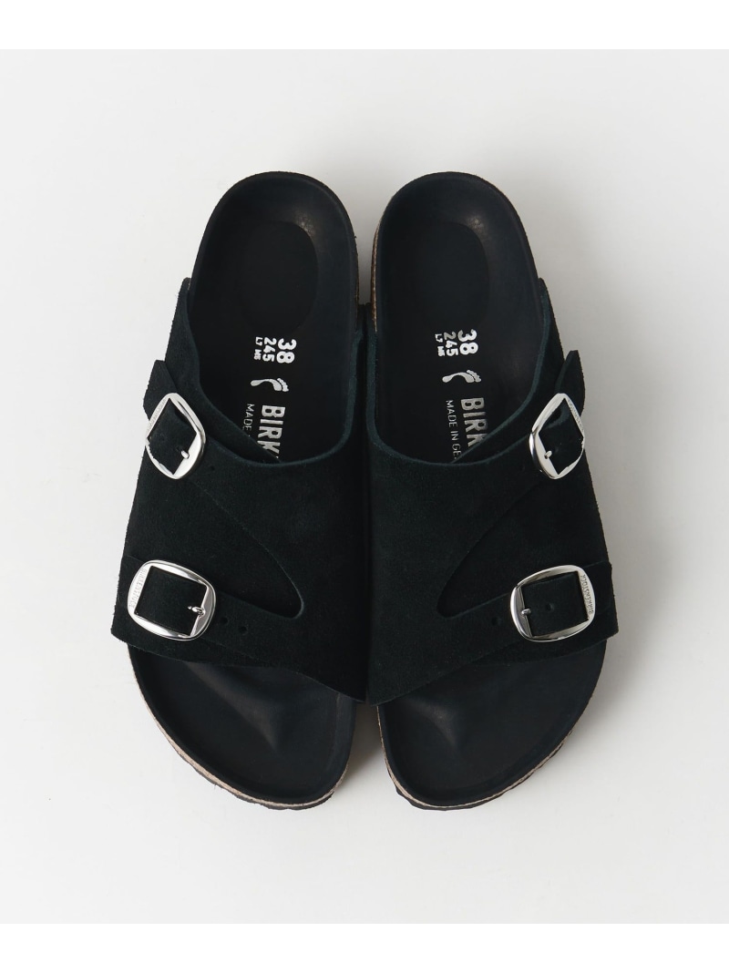 버켄스탁 BIRKENSTOCK x 뷰티앤유스 취리히 샌들 여성 슬리퍼 블랙 - 상세 이미지 5
