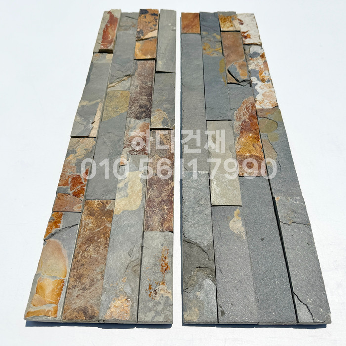 금강석패널 600x150x15T 내추럴 / 하다건재 시공사례 천연석타일