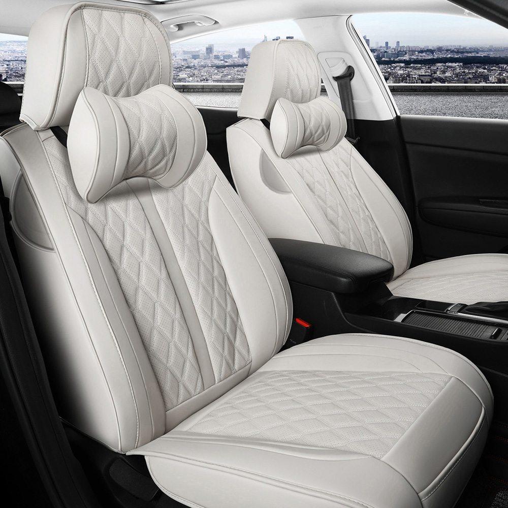 제니븐 자동차 시트커버 교체 방석 차량용 보호매트 가죽 카시트 SF-681 앞좌석