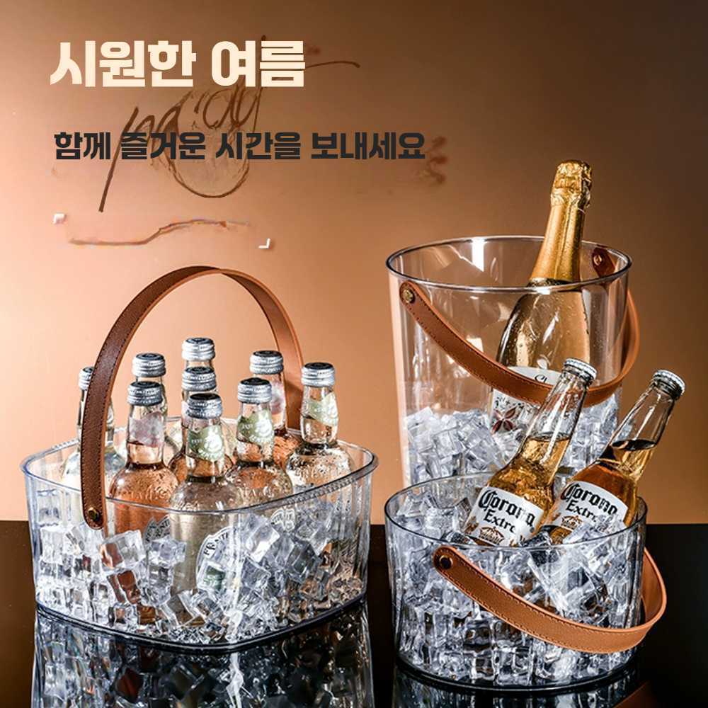 아이스버킷 얼음통 소형 중형 대형 와인 샴페인 맥주 양주 업소 - 상세 이미지 2