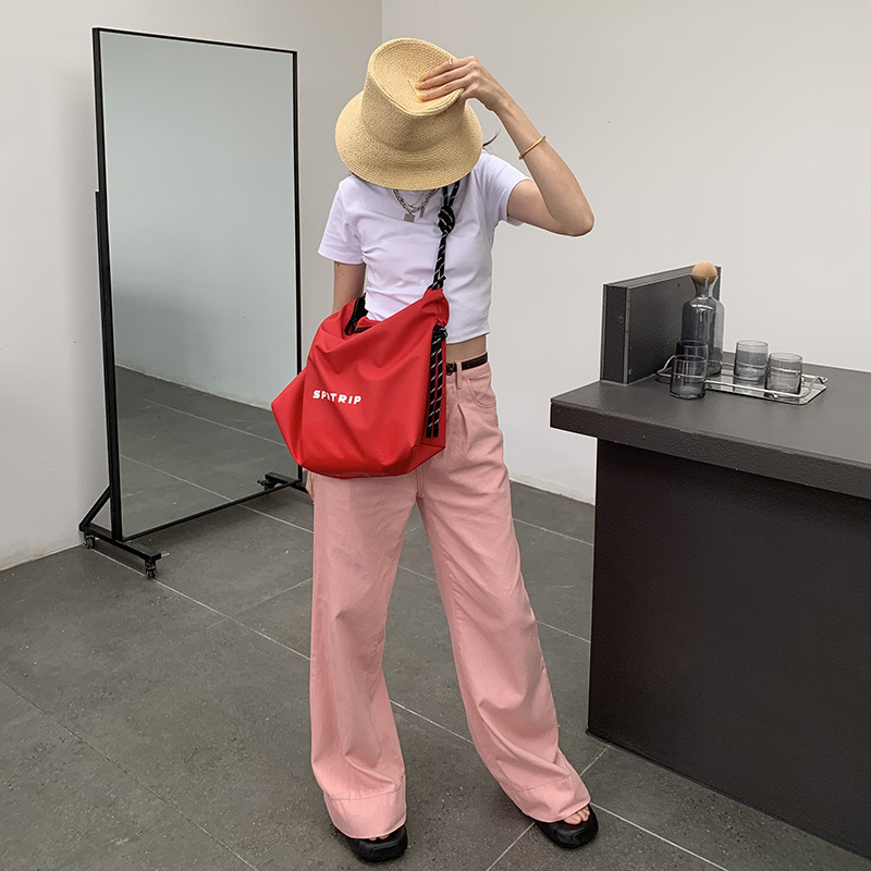 sprtrip 로프스트랩 방수 빅 크로스백 여행 보부상 해외 가벼운 가방 이미지 7