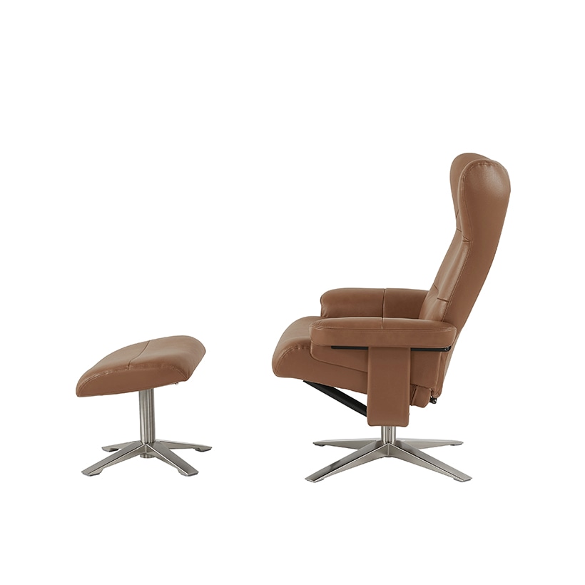 까사미아 NEW 옴므 스툴포함, 브라운, 1인용