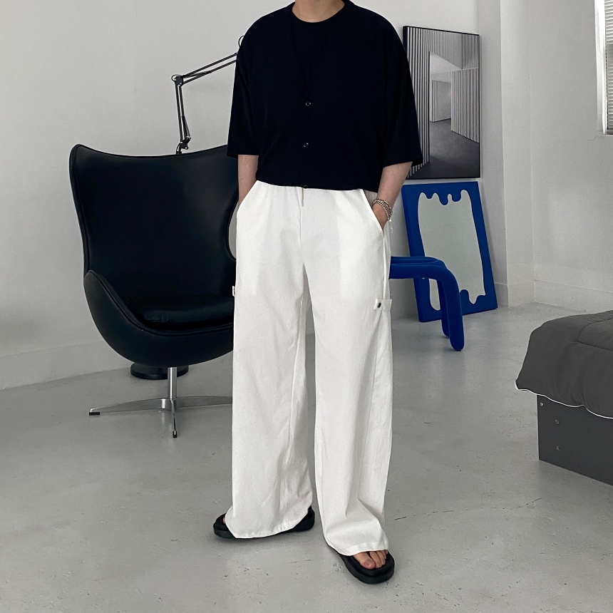 카펜터팬츠 워크팬츠 벌룬팬츠 - 상세 이미지 3