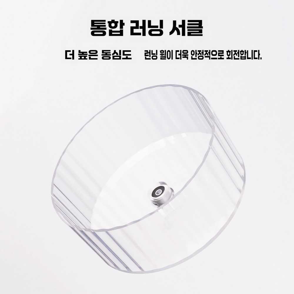다람쥐 쳇바퀴 햄스터 용품 무소음 기니피그 저소음 22cm 밀크 화이트 휠 - 상세 이미지 2