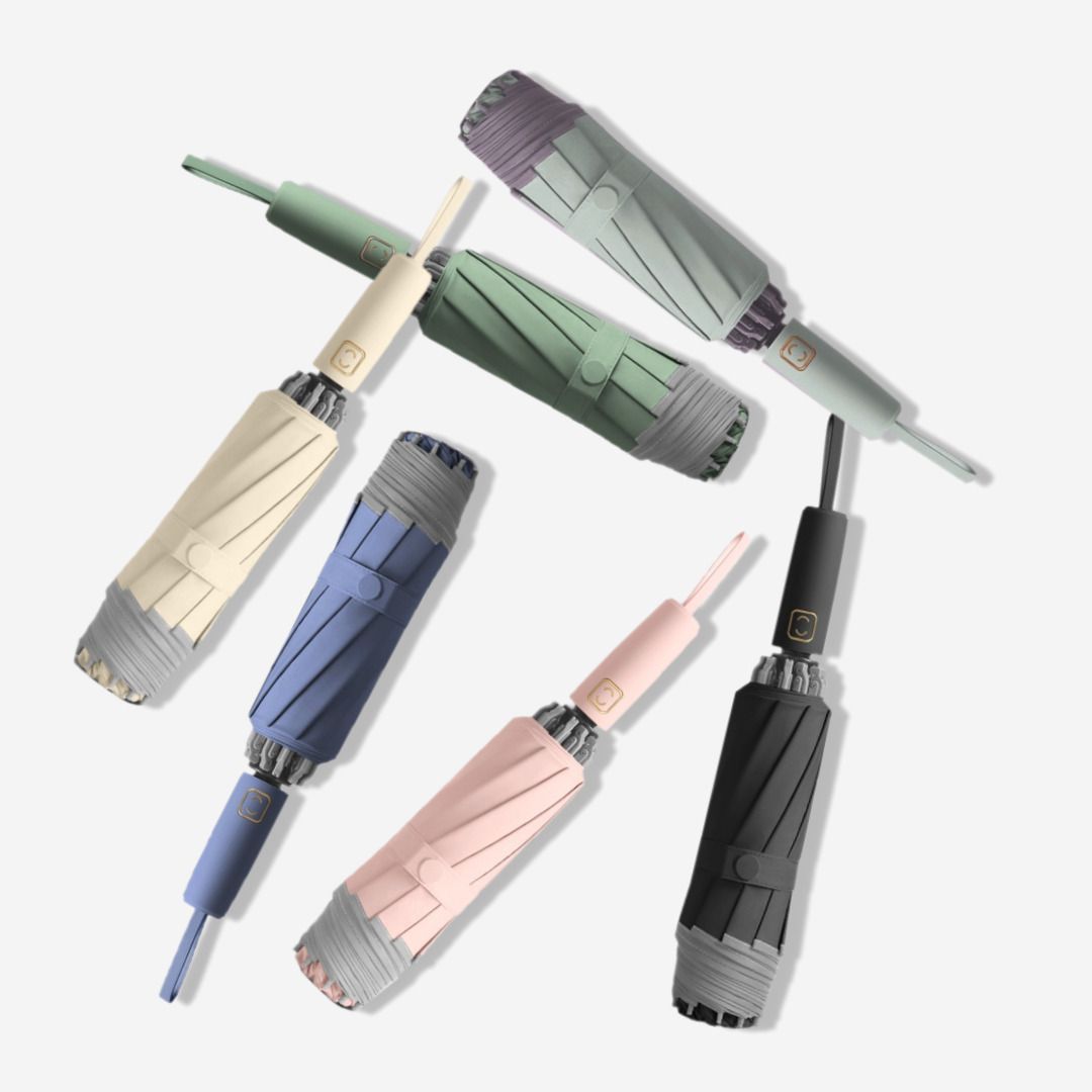 우주티앤디 거꾸로 3단 자동 우산 튼튼한 양우산