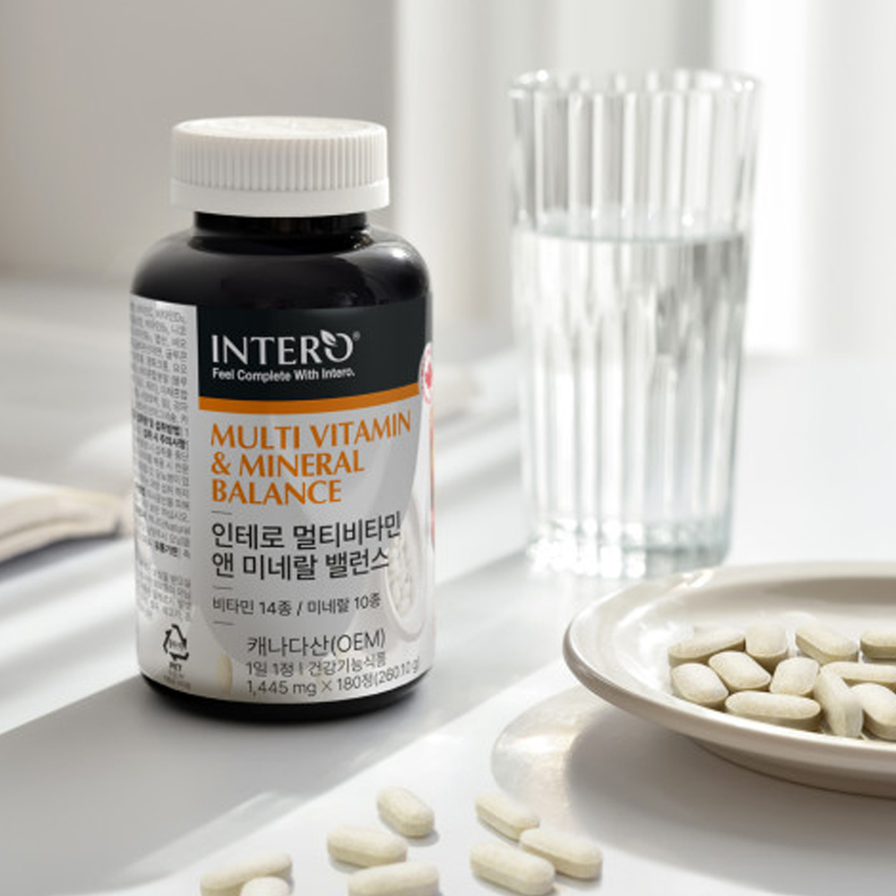 데일리 온가족 천연부원료  지용성 비타민 BD 노인 이문비타민 종합 바이타민 어르신 종비 180정, 3개 - 상세 이미지 3