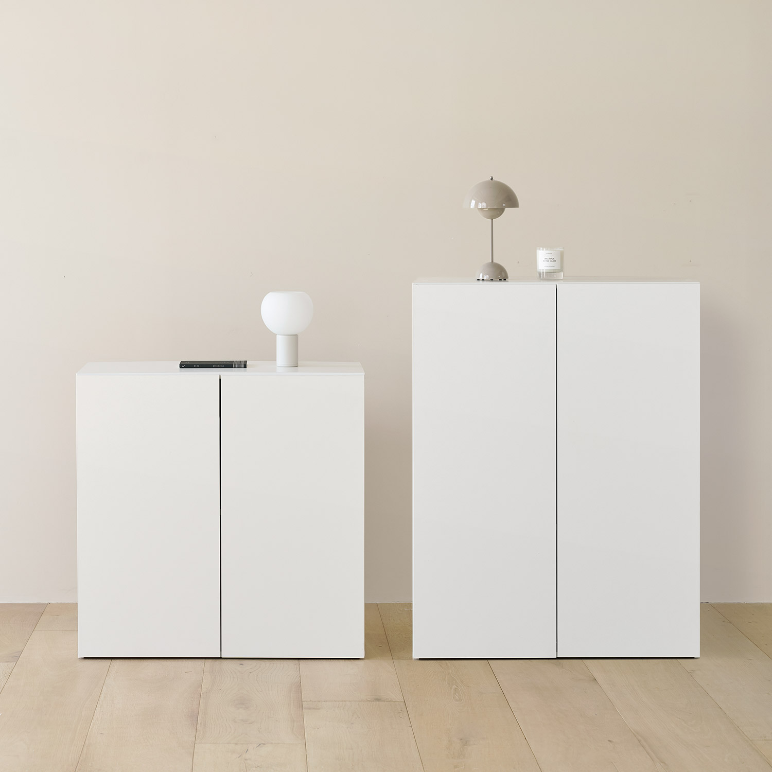 룸앤홈 마일드 더 넓은 모듈 수납장 높은형 1200