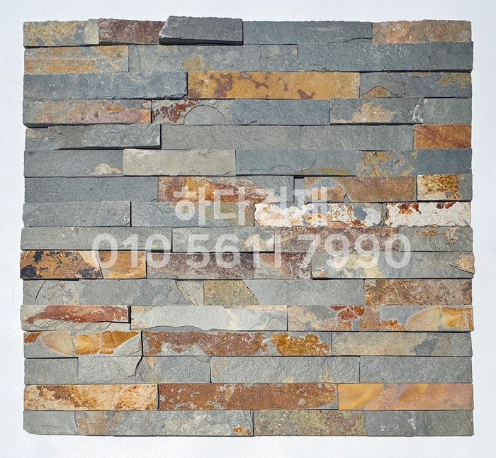 금강석패널 600x150x15T 내추럴 / 하다건재 시공사례 천연석타일