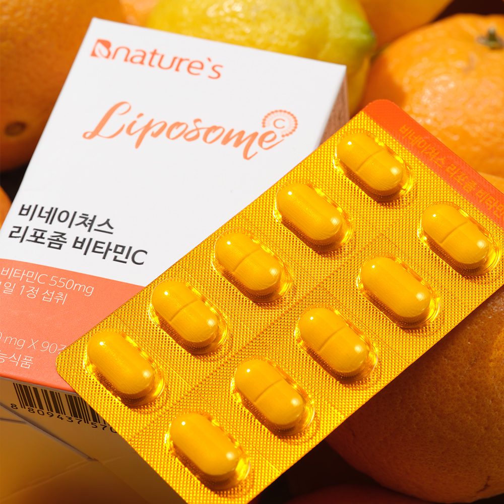비네이쳐스 리포좀 비타민C 1100mg x 90정 (3통/ 9개월분) - 상세 이미지 5