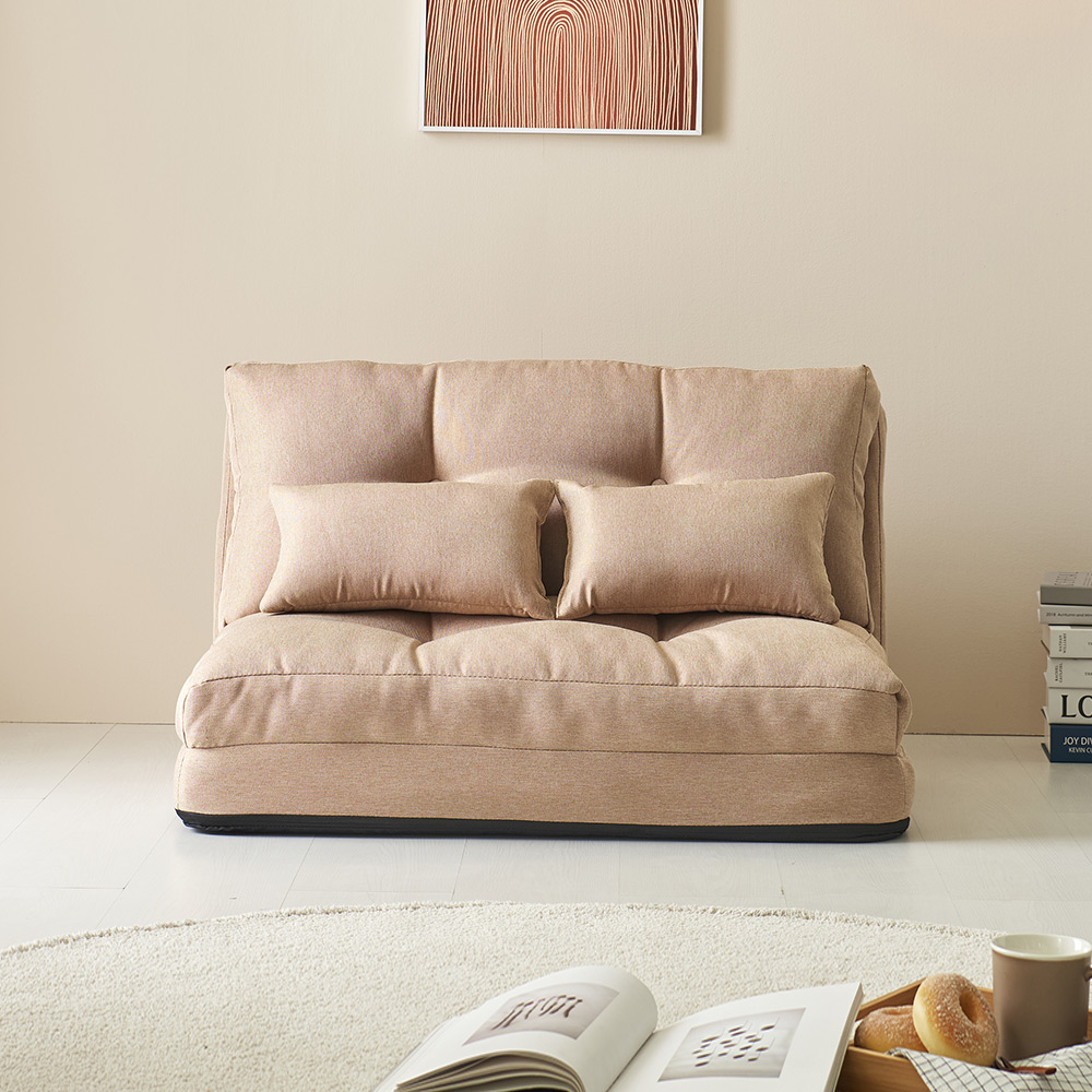 동서가구 흄 패브릭 좌식 소파베드 접이식 소파베드 1인 2인 DF920693