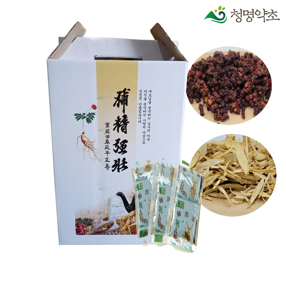 (액상차)오미자 황기100ml  60봉 : 청명약초