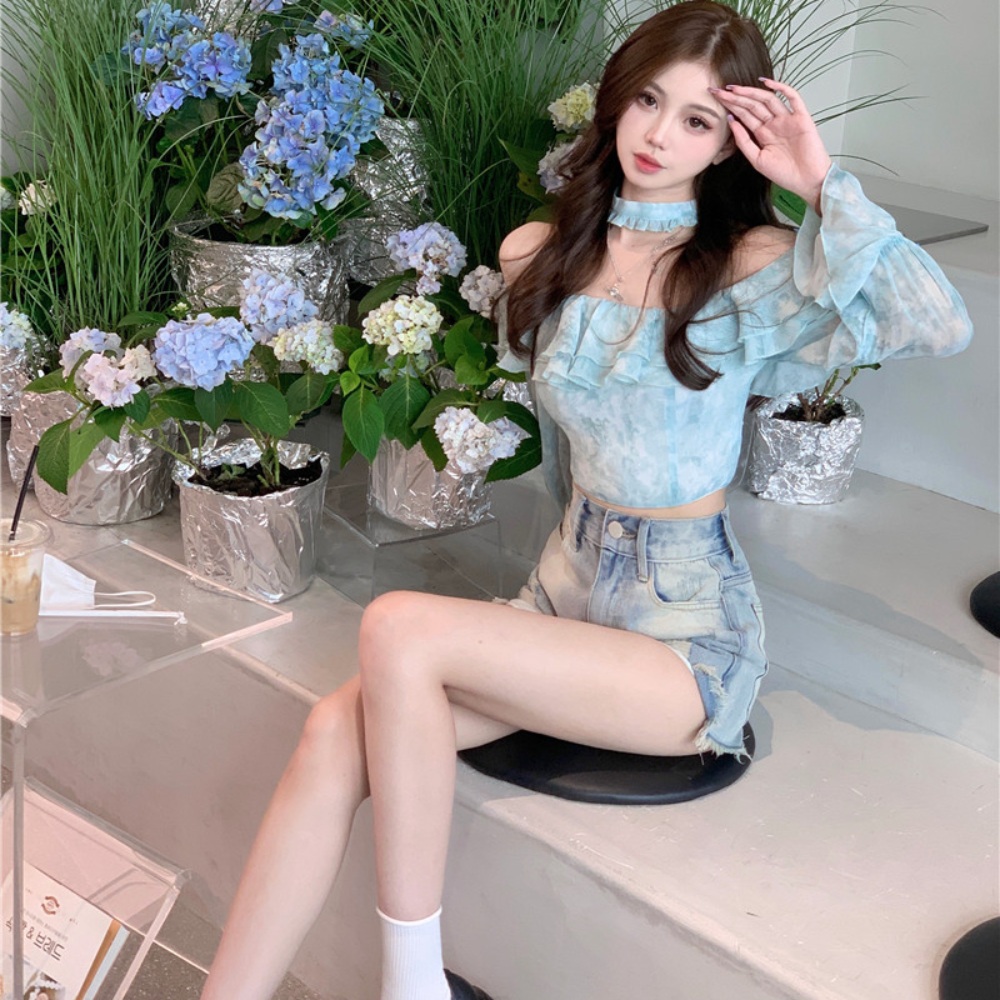 미녀와 순정남 32회 한수아 블라우스 셔츠 공마리 프렌치 쉬폰 의상 옷 패션 - 메인 이미지