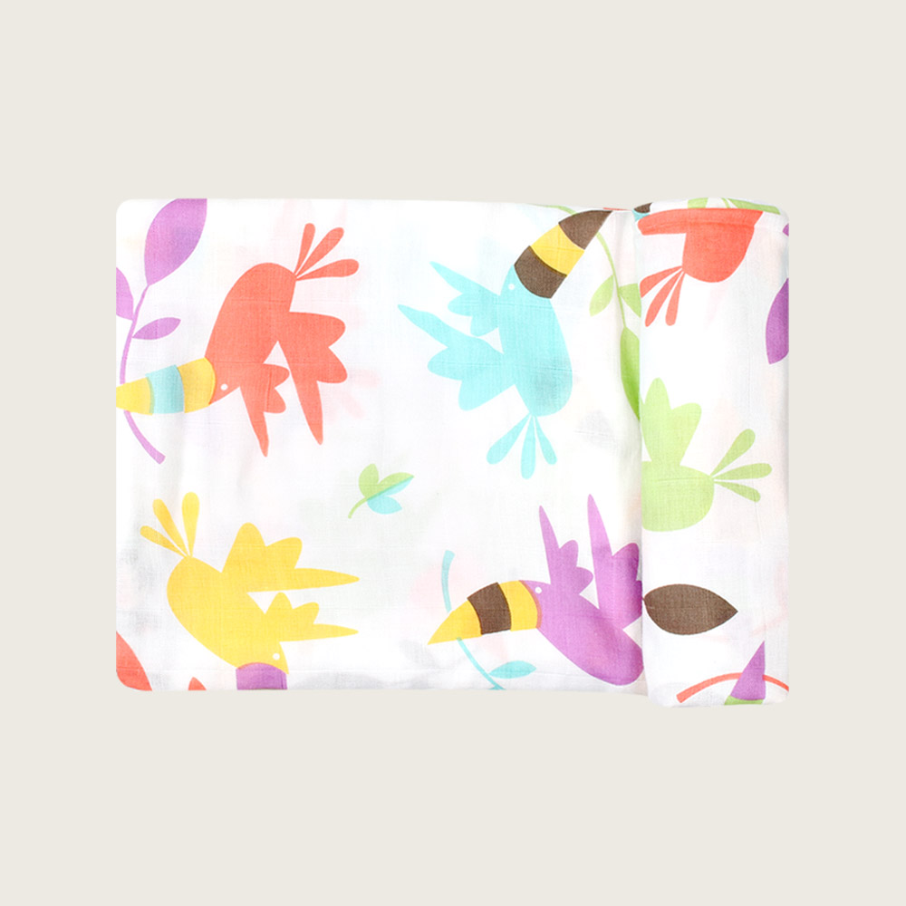 베이비앙 국내산 무형광 대나무 밤부 토코투칸 거즈 블랭킷