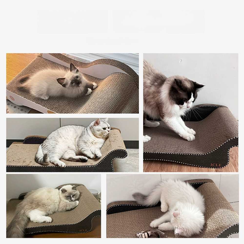 고양이쇼파 침대의자 소파 방석 펫 베드 고양이 가구 흰색 평면 55CM - 상품 이미지
