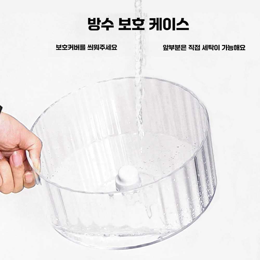 다람쥐 쳇바퀴 햄스터 용품 무소음 기니피그 저소음 22cm 밀크 화이트 휠 - 상세 이미지 4
