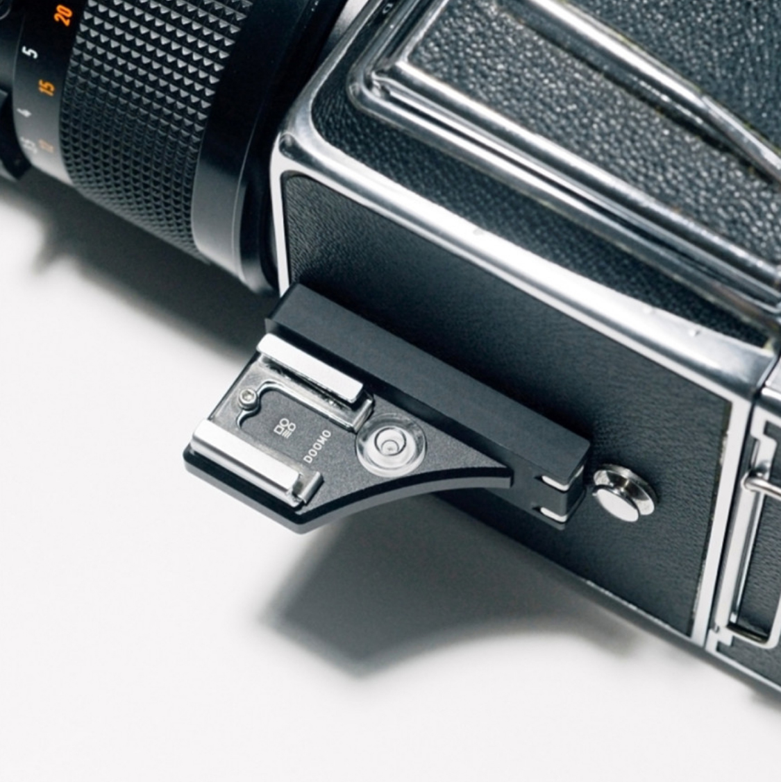 필름카메라 120mm 핫셀블라드 악세서리 확장식 3M 부착식 수평계 핫슈 콜드슈 - 상품 이미지