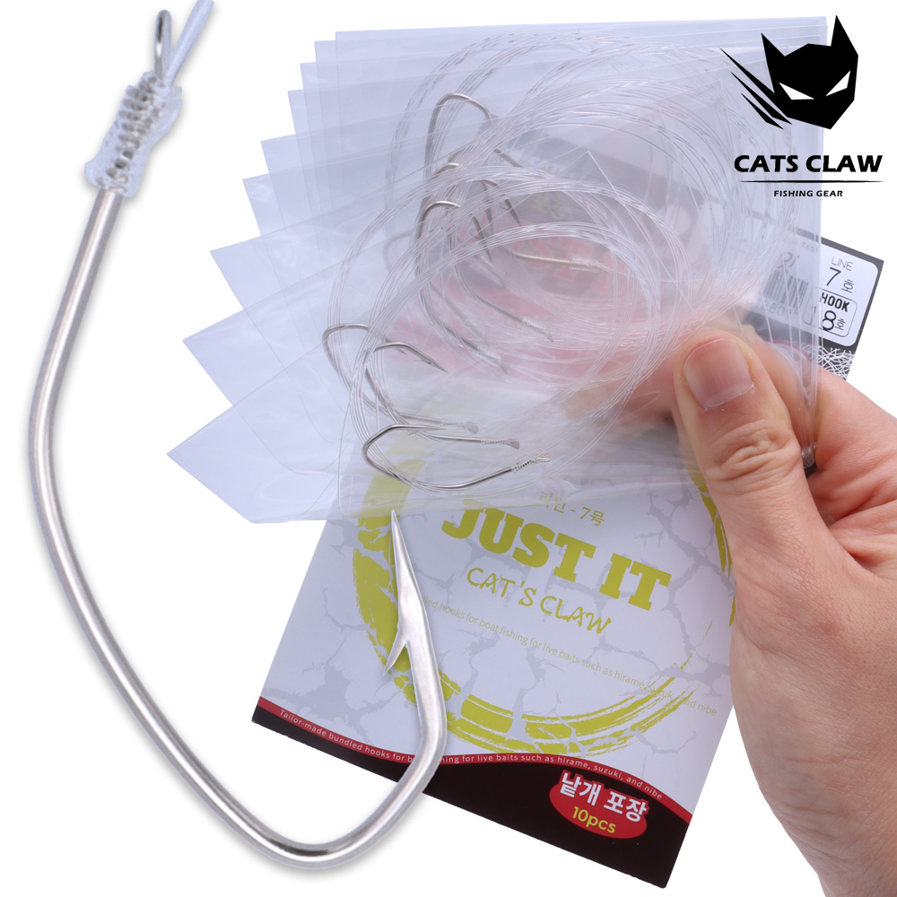 캣츠크로우 외수질 생미끼 채비 묶음바늘 농어 붉바리 민어