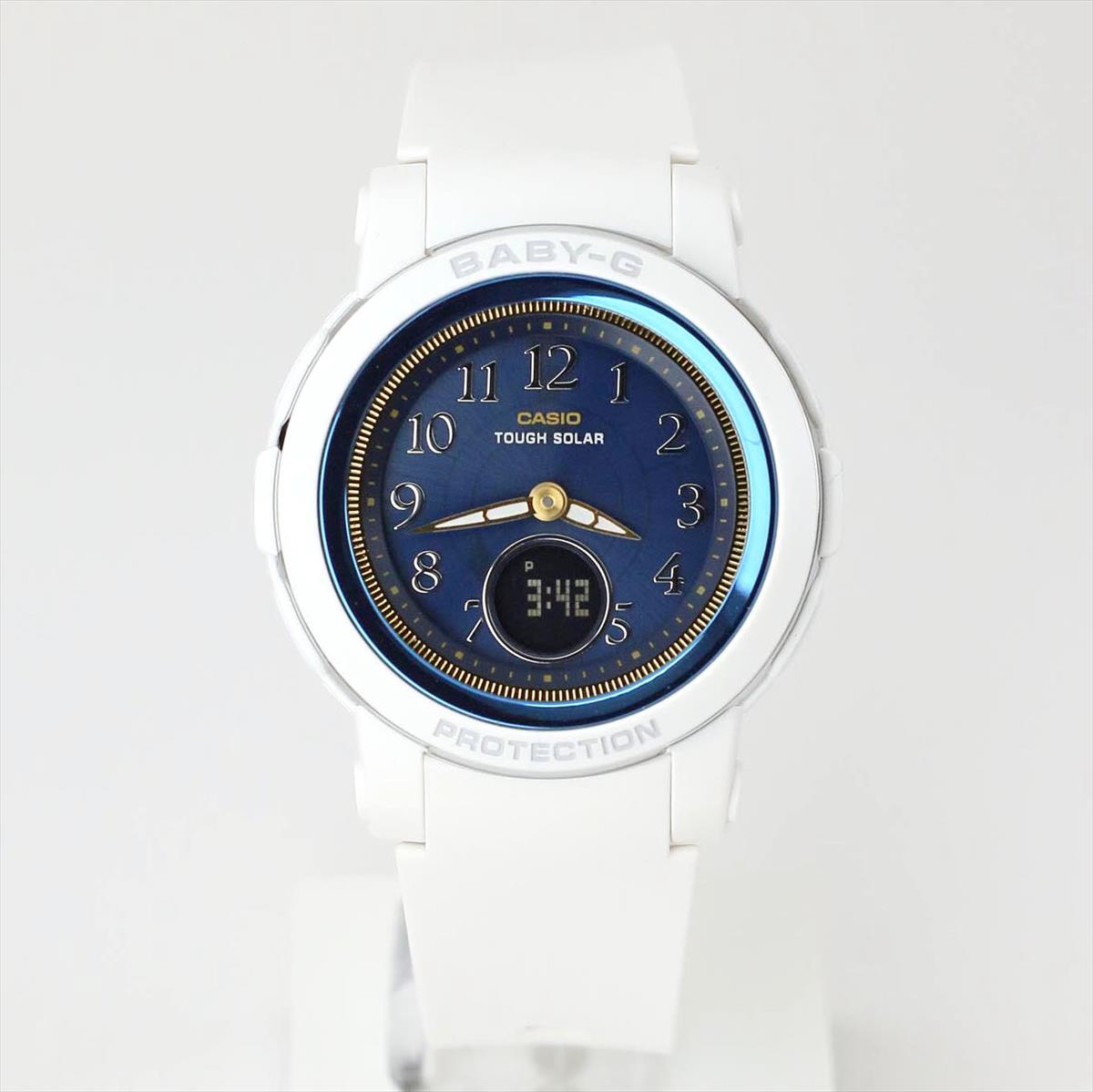 카시오 CASIO 베이비지 한정판 블루 BGA-S290SS-2AJR 여자 손목 캐주얼 시계 - 상세 이미지 3