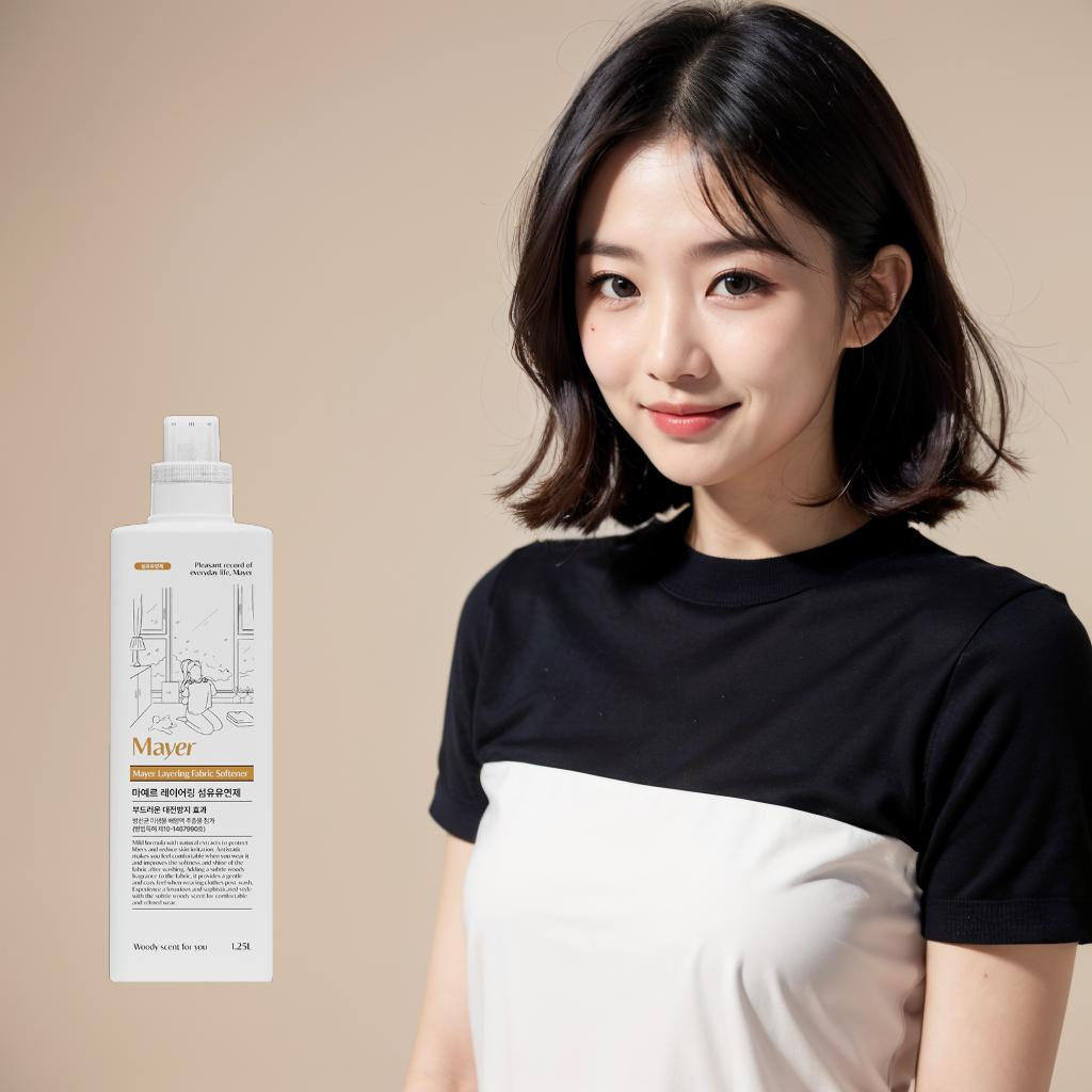 마예르 레이어링 섬유유연제 1.25L 정전기 방지 은은한 우디향 - 상세 이미지 3