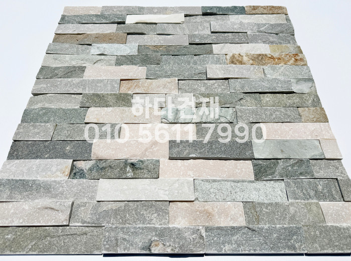 금강석패널 600x150x15T 비취 / 하다건재 천연석타일