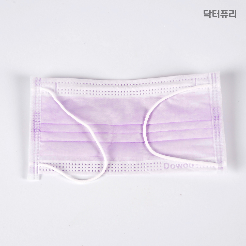 Dowoo 도우 세이프 덴탈마스크 라벤더 국산 50매, 1개