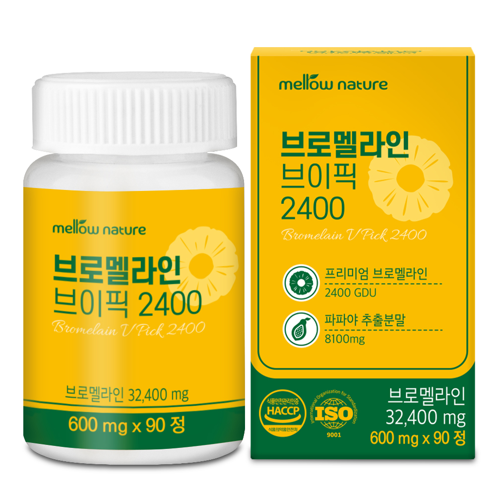 브로멜라인 브이픽 2400GDU 칼륨 파파인 파파야 파인애플 1박스 - 상세 이미지 5