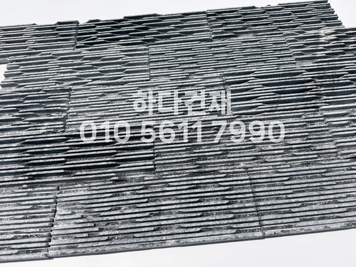 웨이브 패널타일 300x100x15T 펄그레이 / 하다건재 천연석타일