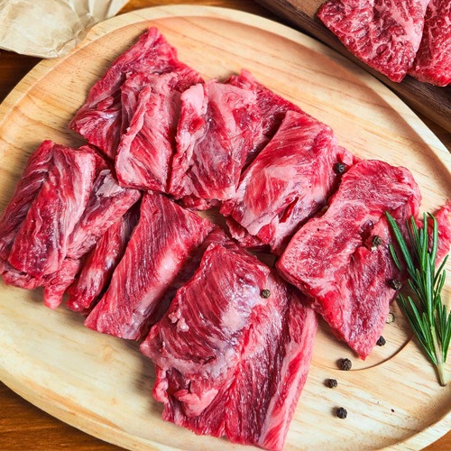 나비한우 반값 암소 한우 300g 소고기 갈비살 소갈비살 갈빗살 구이용 : 나비한우 스토어